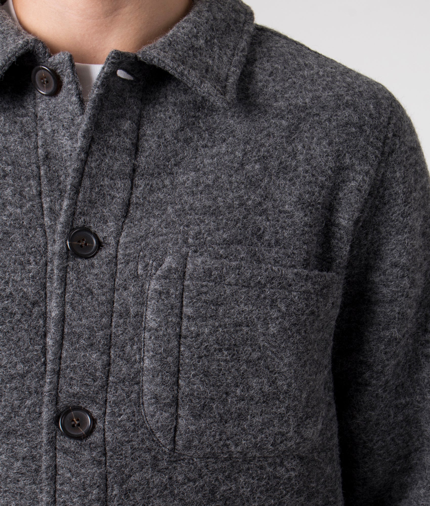 Universal Works - Field Jacket - Grey Marl -EQVVS
