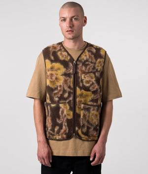 Flower Fleece Gilet Universal Works, EQVVS, Front 1 