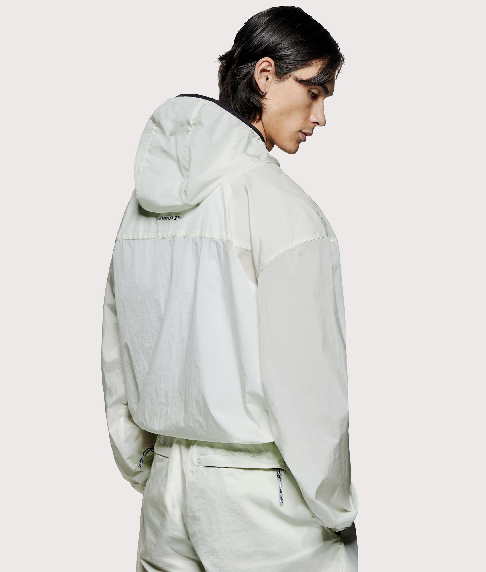 Active Nylon Hooded Jacket