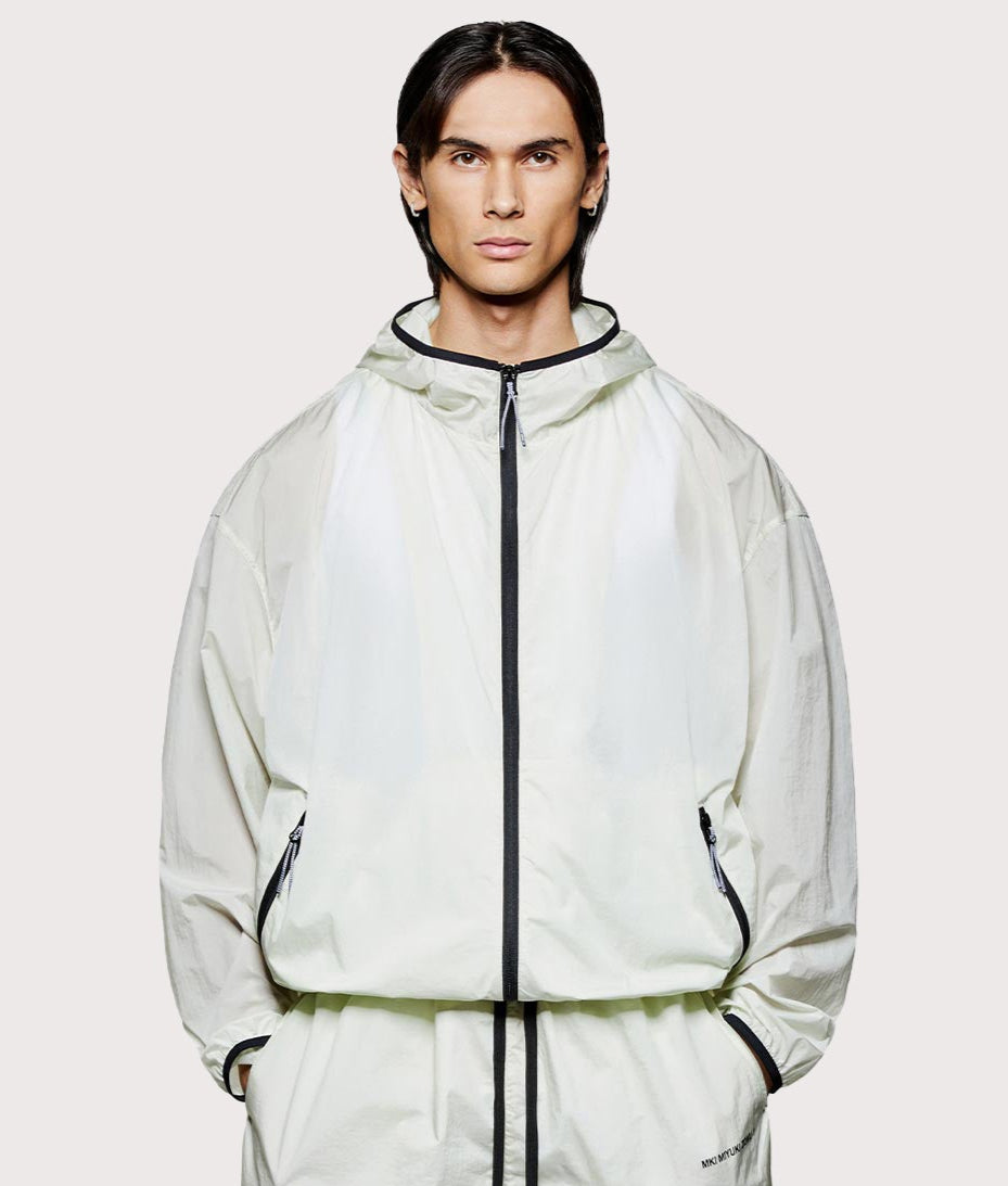 Active Nylon Hooded Jacket