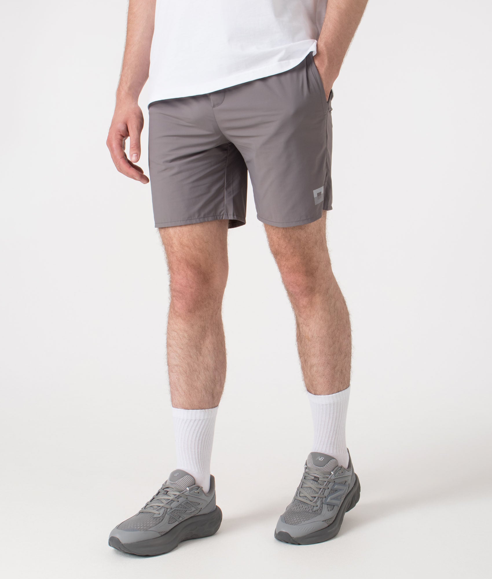 Core ID Shorts. Shot by EQVVS. Front angled shot.