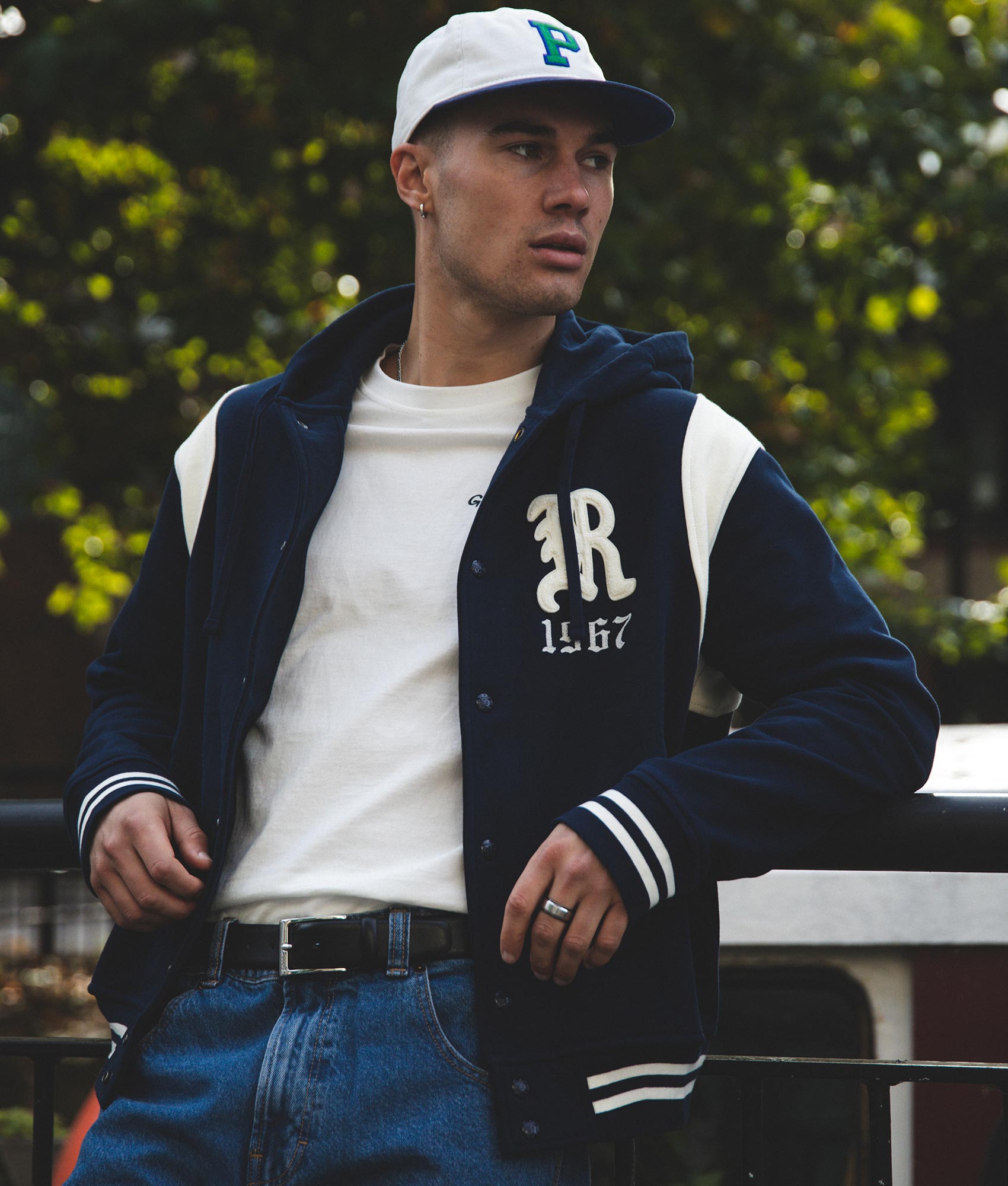 Hooded-Baseball-Sweatshirt-001-Crusie-Navy/Clubhouse-Cream-Polo-Ralph-Lauren-EQVVS-Campaign-Image
