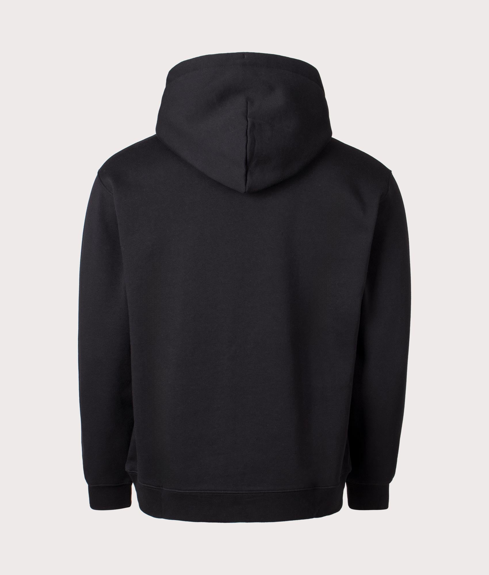 Munson Hoodie in Black by Dime MTL. EQVVS Back Angle Shot.