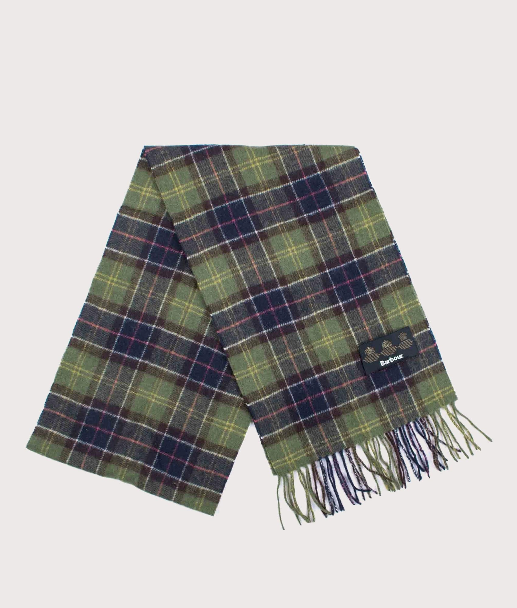 Barbour Lifestyle Tartan Scarf in Classic Tartan at EQVVS Menswear.