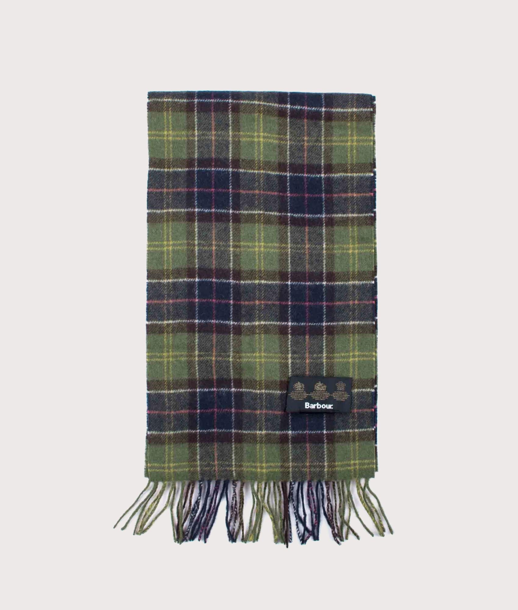 Barbour Lifestyle Tartan Scarf in Classic Tartan at EQVVS Menswear.