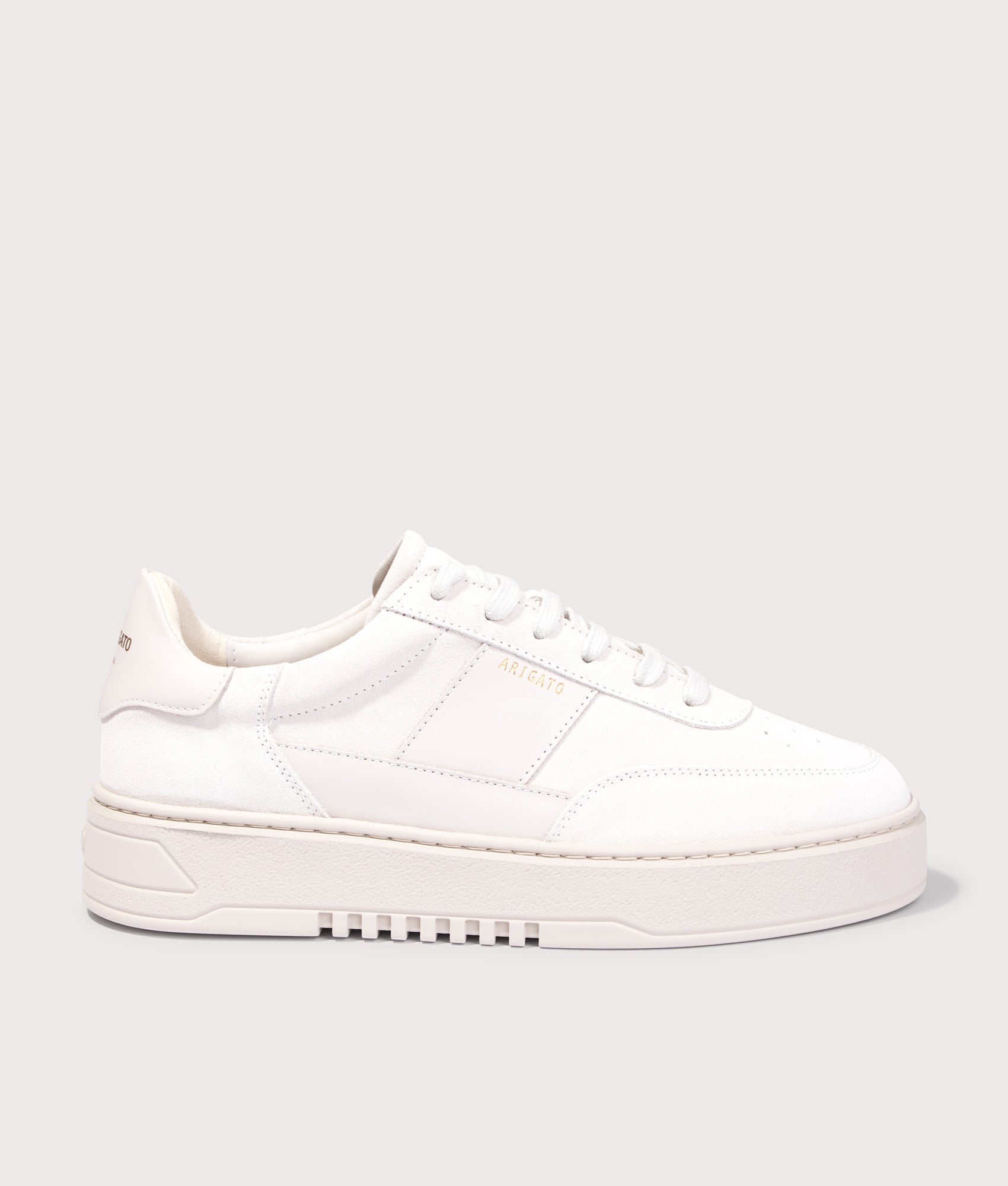 Orbit Vintage Sneakers in Beige | Leather Suede Mix | Axel Arigato | EQVVS | Side shot