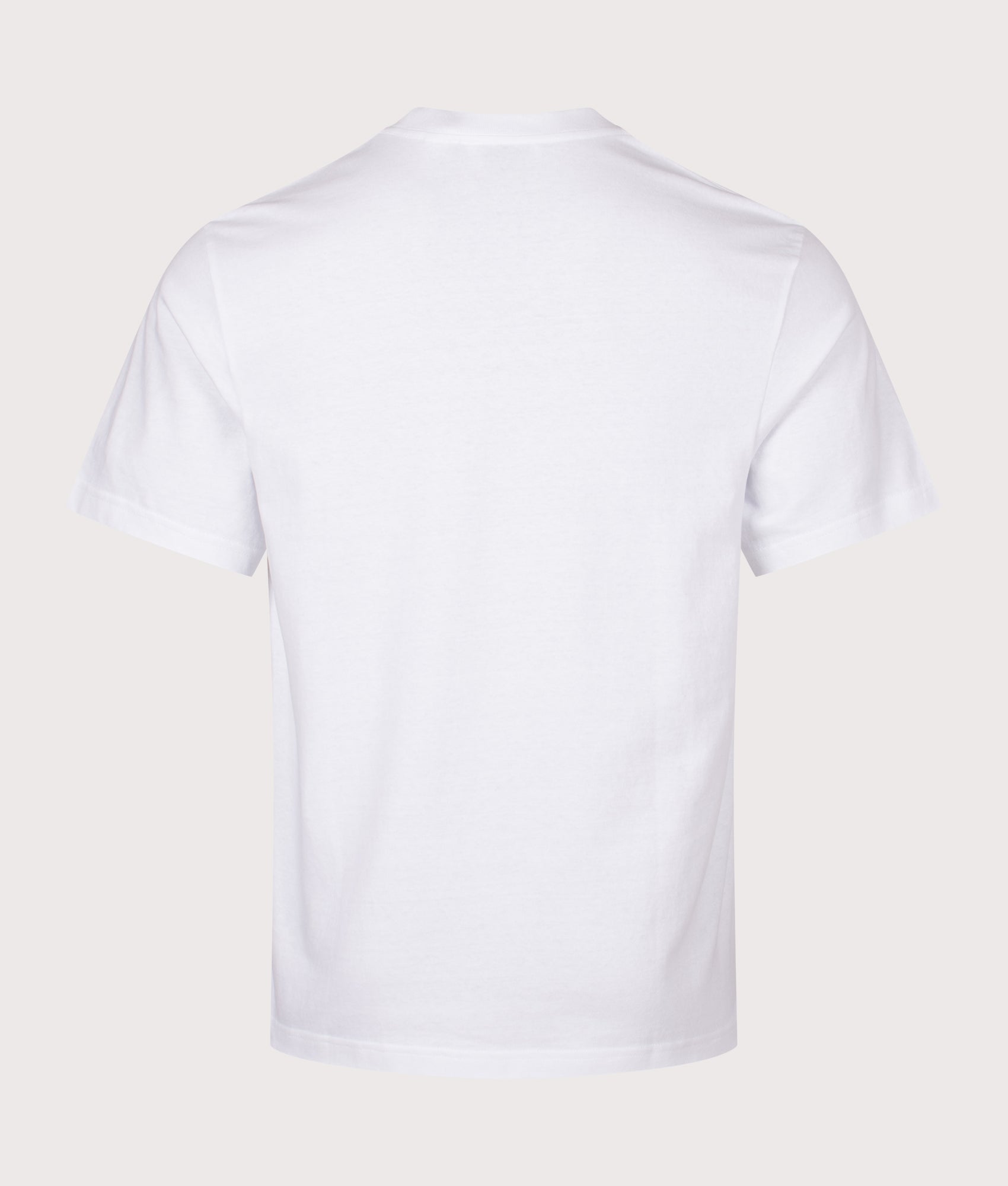 Axel Arigato Legacy T-Shirt in White. Back angle shot at EQVVS.