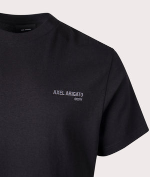 Legacy T-Shirt in Black by Axel Arigato. EQVVS Shot.