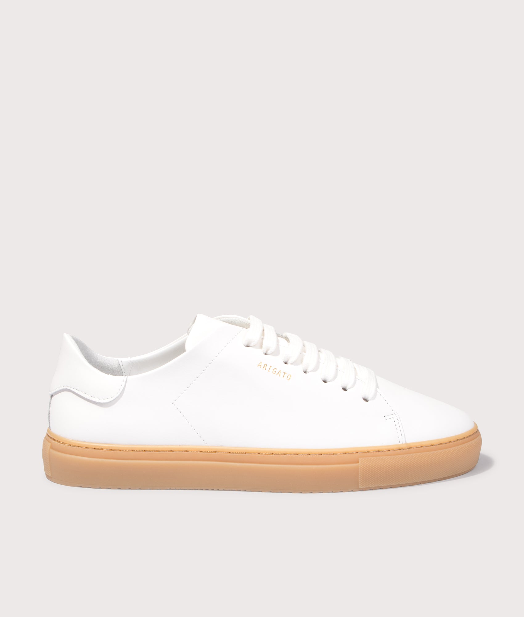 Clean 90 Contrast Sneaker in Off White/Gum | Axel Arigato | EQVVS | Side shot 