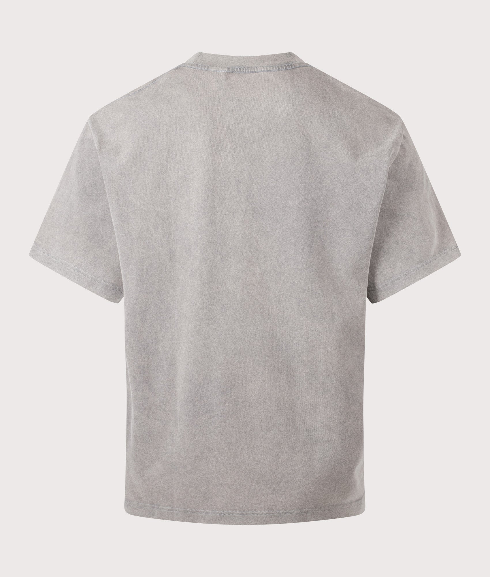 Distort Washed T-Shirt in Steel Grey | 100% Cotton | Axel Arigato | EQVVS | Back shot 