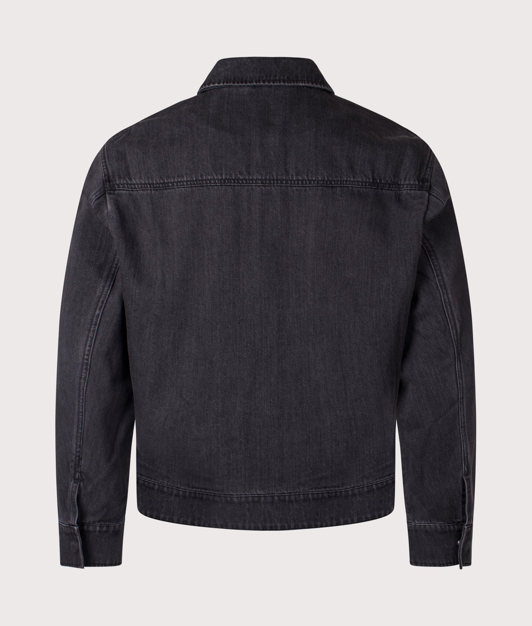 Axel Arigato Thread Jacket in Black. Shot at EQVVS. Back shot. 