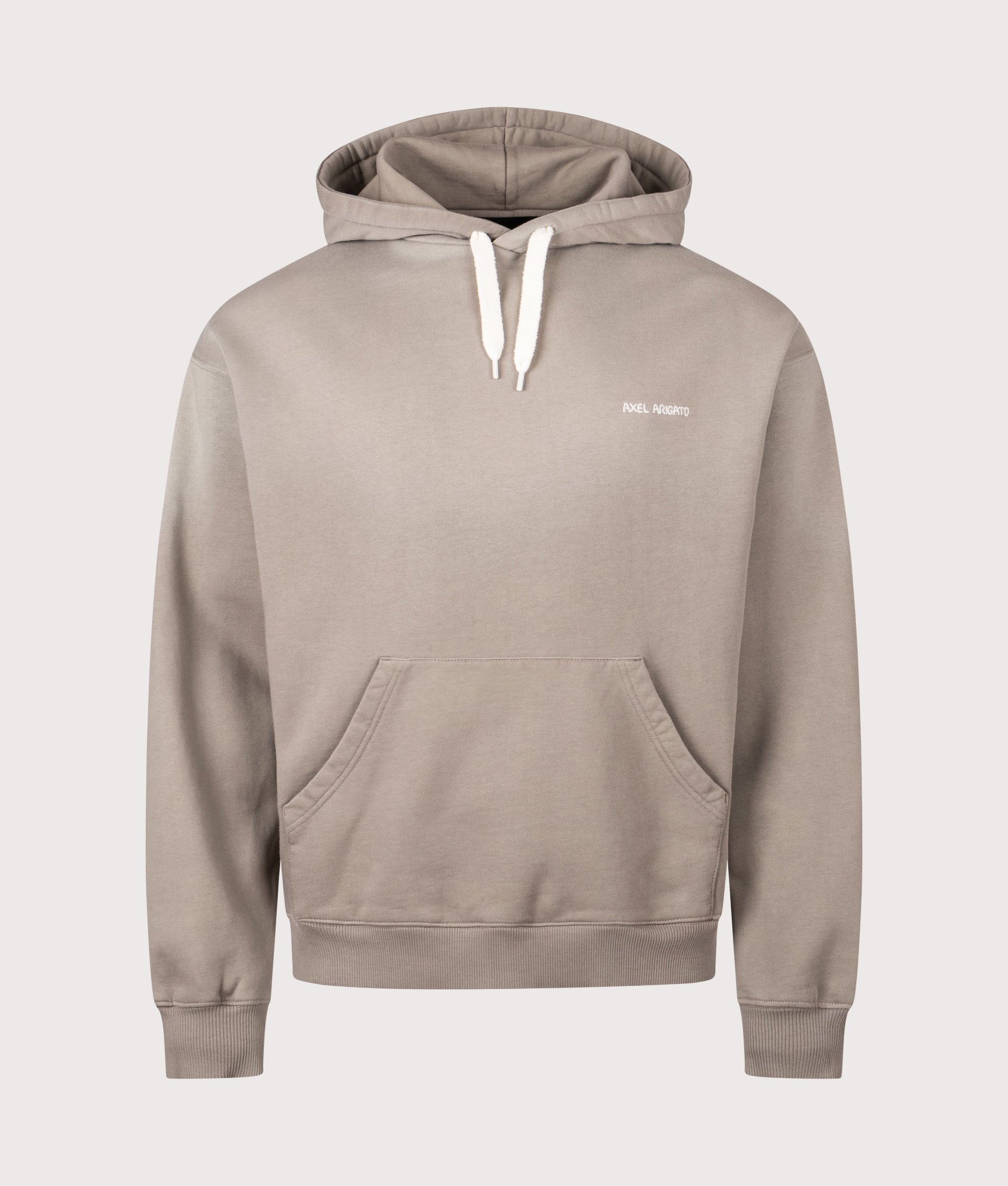 Ethos Hoodie by Axel Arigato in Cedar. Shot by EQVVS. Front shot.