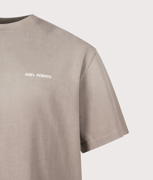 Gradient T-Shirt by Axel Arigato in Cedar. Shot by EQVVS. Detail shot.
