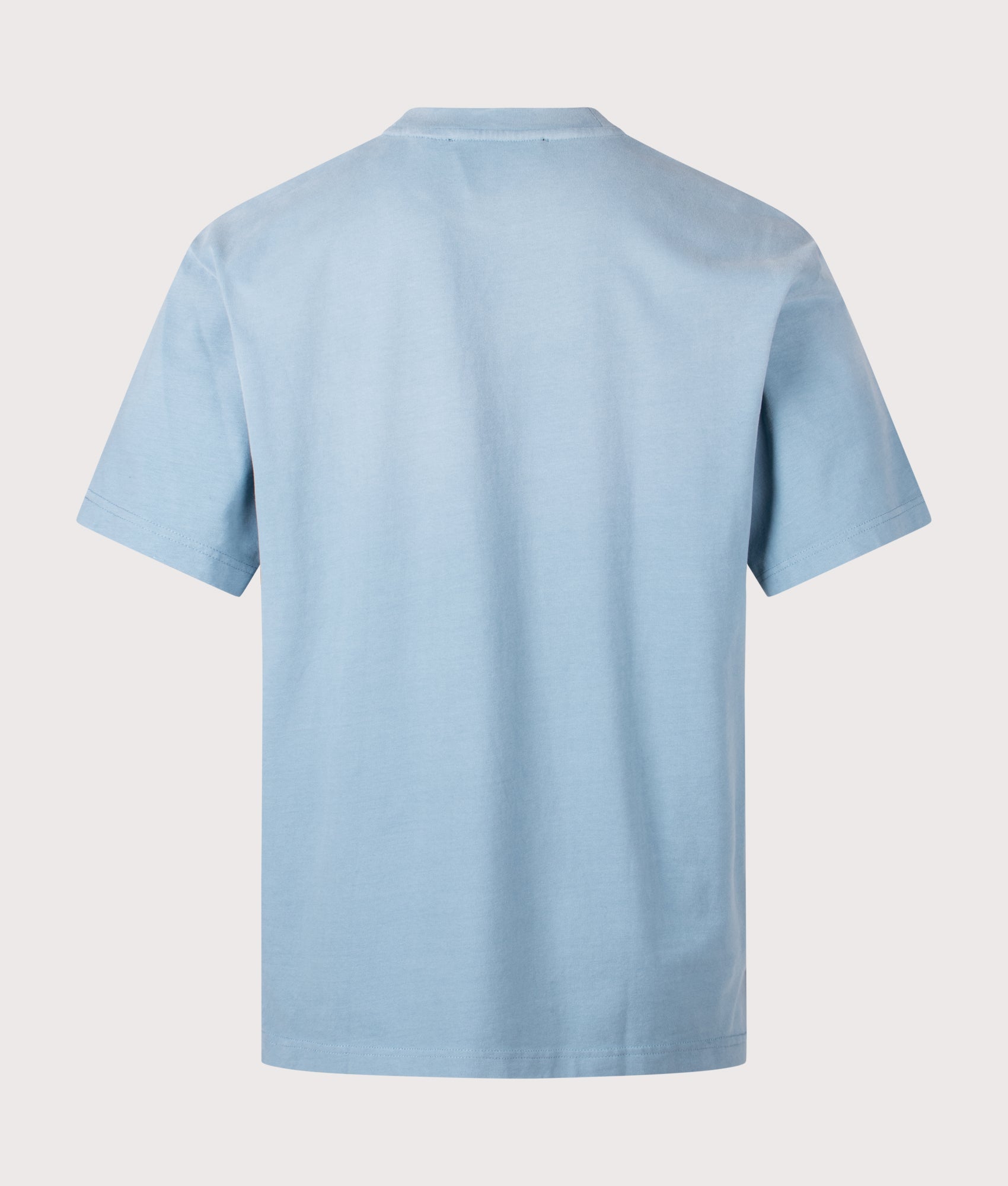 Gradient T-Shirt by Axel Arigato in Dusty Blue. Shot by EQVVS. Back shot.