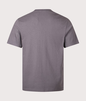 Micro Bee Bird T-Shirt by Axel Arigato in Steel Grey. Shot by EQVVS. Back shot.