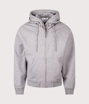 Trey Mélange Hoodie by Axel Arigato in Grey Melange. Shot by EQVVS. Front shot.