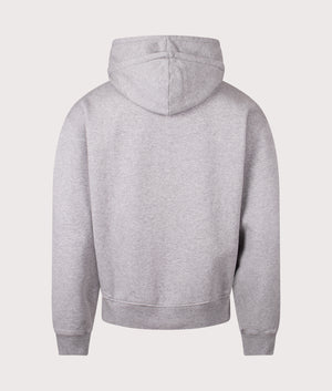 Trey Mélange Hoodie by Axel Arigato in Grey Melange. Shot by EQVVS. Back shot.