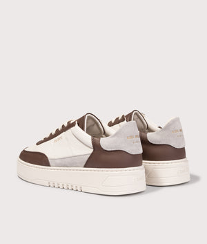 Orbit Vintage Sneakers by Axel Arigato in Orbit Brown. Shot by EQVVS. Back shot.