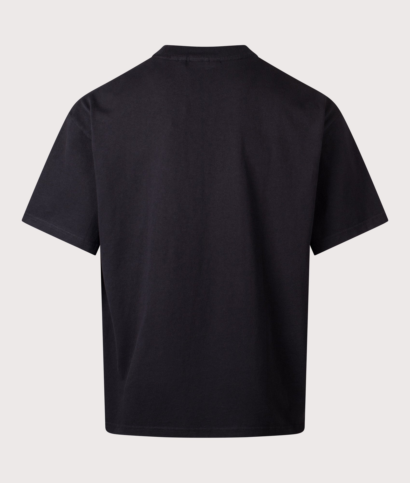 Oversized Fit Paris City T-Shirt in Black | 100% Organic Cotton | Axel Arigato | EQVVS | Back shot 