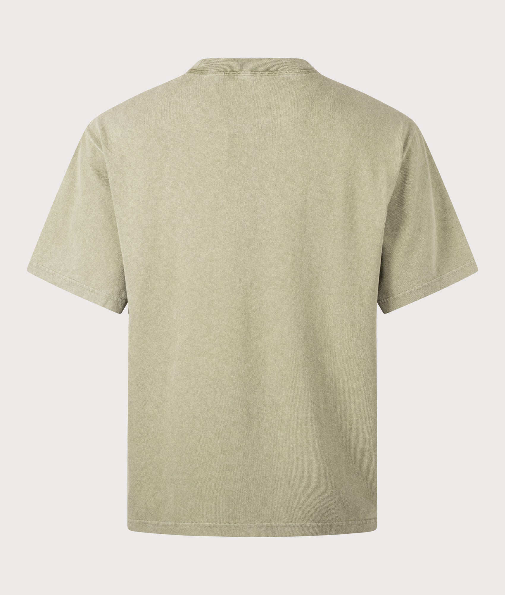 Oversized Fit Honor Washed T-Shirt in Deep Lichen Green | 100% Cotton | Axel Arigato | EQVVS | Back shot 