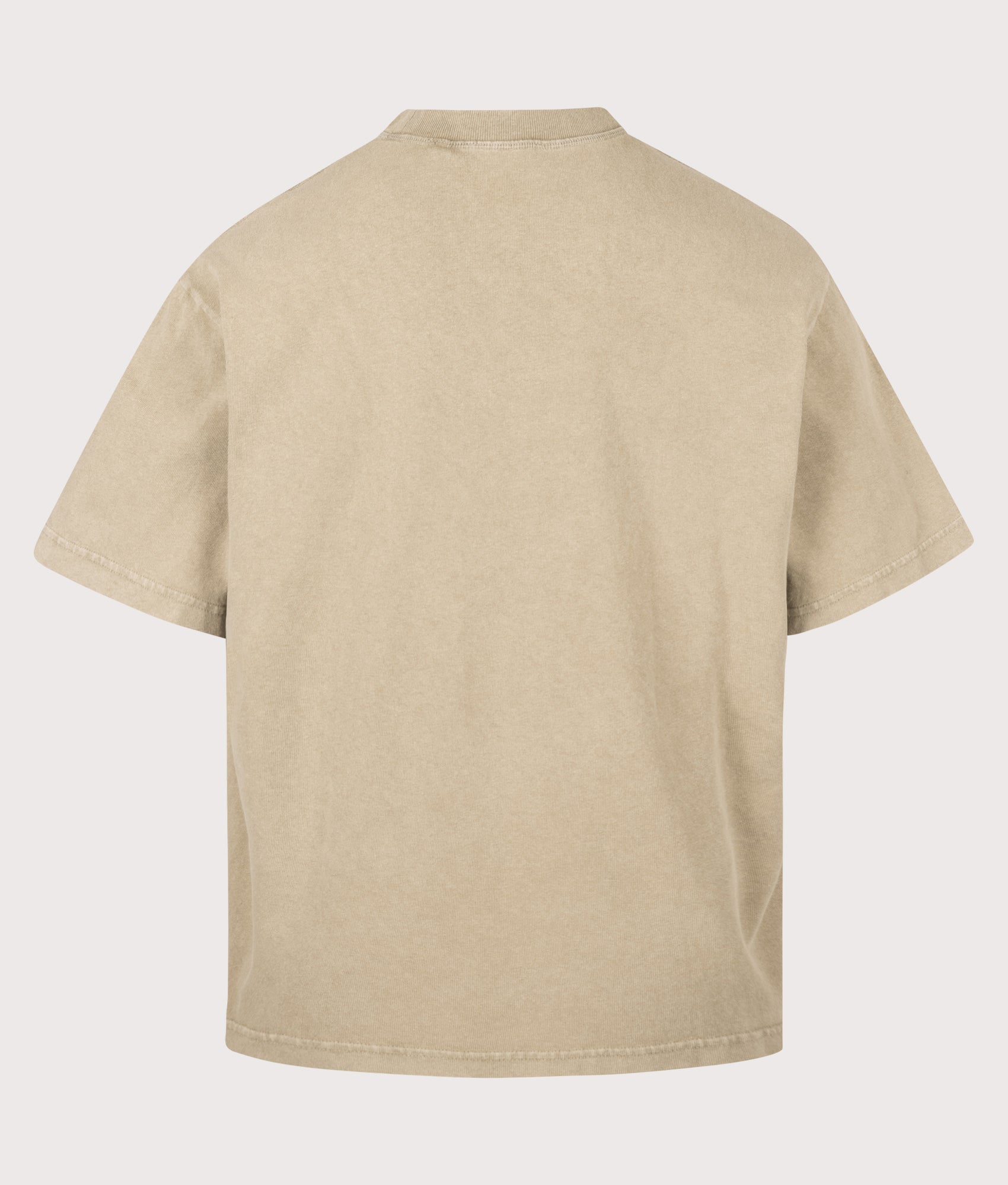 Axel Arigato Oversized Fit Honor Washed T-Shirt in Olive Green at EQVVS Menswear. Back shot.
