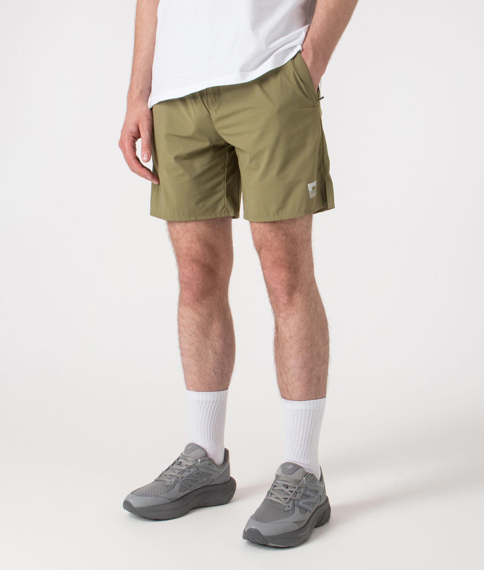 Core ID Shorts. Shot by EQVVS. Front angled shot.