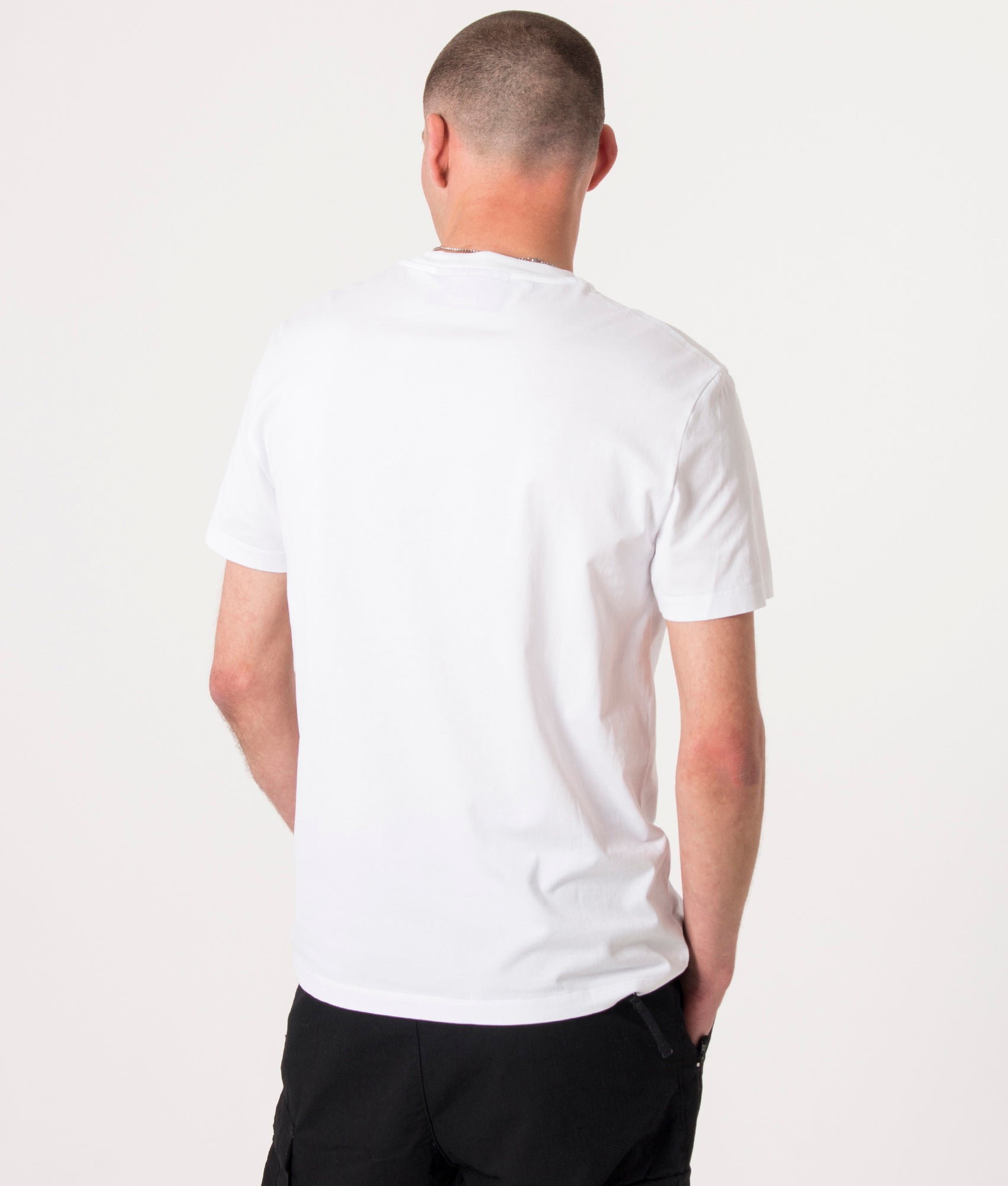 Slim-Fit-Jumbled-Bolts-T-Shirt-White/Black-Neil-Barrett-EQVVS