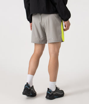 Zone Shorts by Reflect in Grey/Neon. Shot by EQVVS. Back shot.
