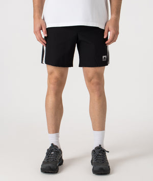 Zone Shorts by Reflect in Black/Grey. Shot by EQVVS. Front shot.