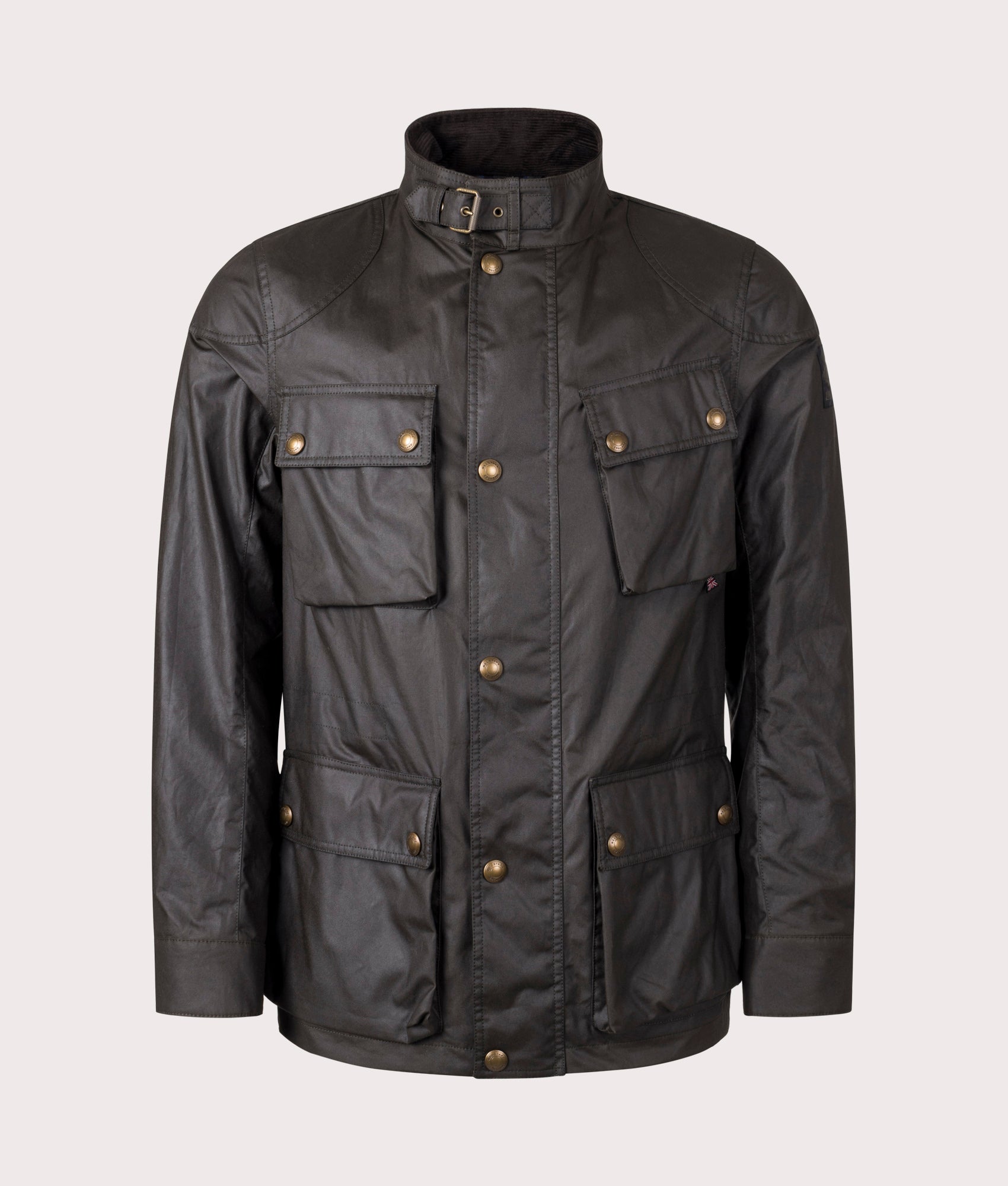 Belstaff Fieldmaster Jacket Faded Olive Front Shot EQVVS