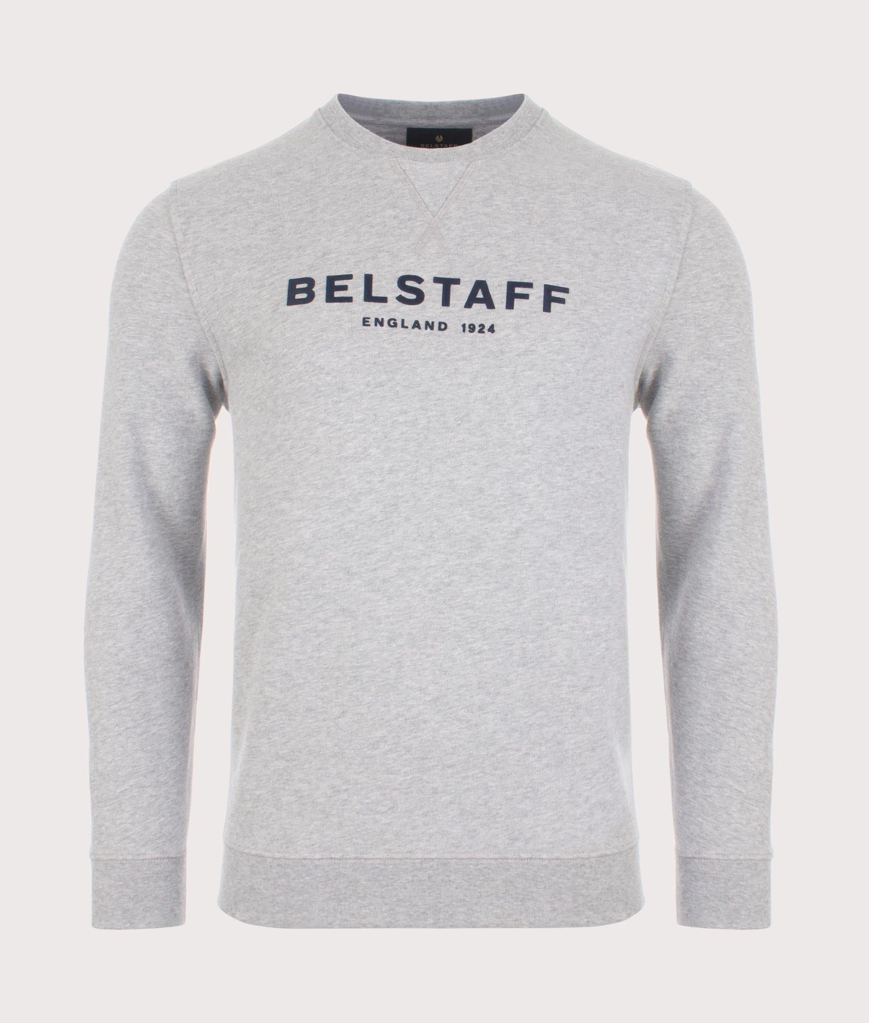 Belstaff-1924-Sweatshirt-Grey-Melange-Dark-Navy-Belstaff-EQVVS