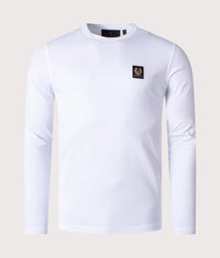Belstaff Long Sleeved T-Shirt: 10000 White 