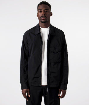 Zip-Through-Chrome-R-Overshirt-Black-C.P.-Company-EQVVS