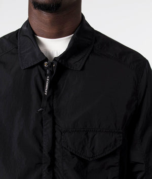 Zip-Through-Chrome-R-Overshirt-Black-C.P.-Company-EQVVS