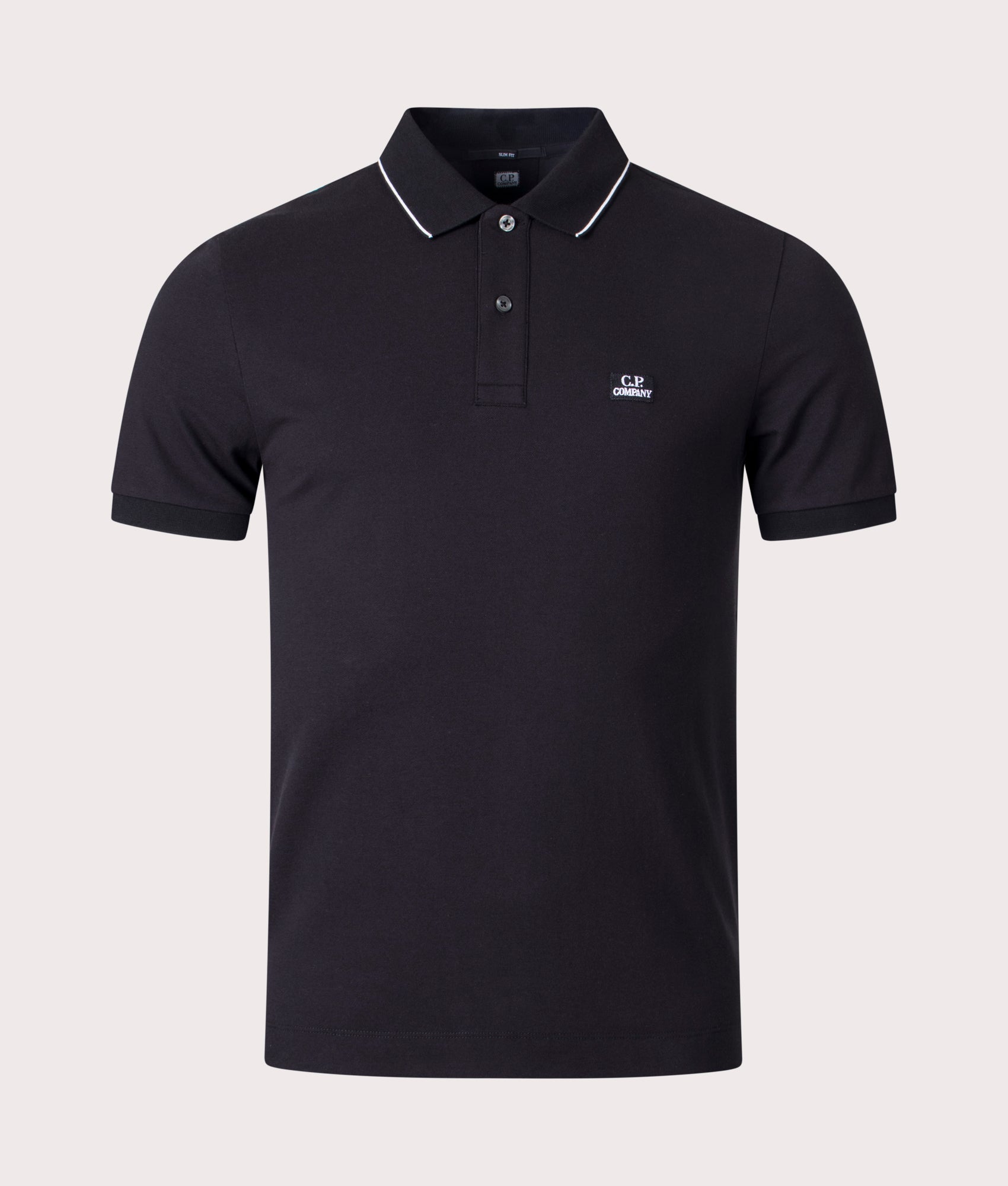 Slim-Fit-Stretch-Piquet-Striped-Polo-Shirt-Black-C.P.-Company-EQVVS