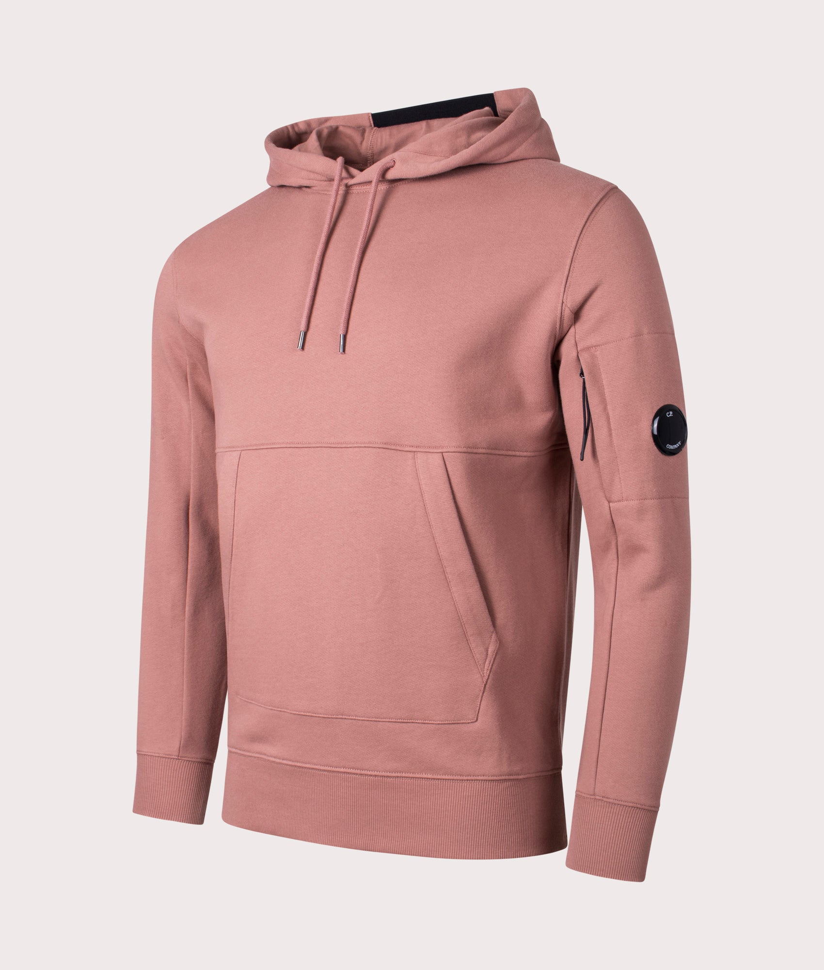 Diagonal-Raised-Fleece-Lens-Hoodie-Cedar-Wood-C.P.-Company-EQVVS