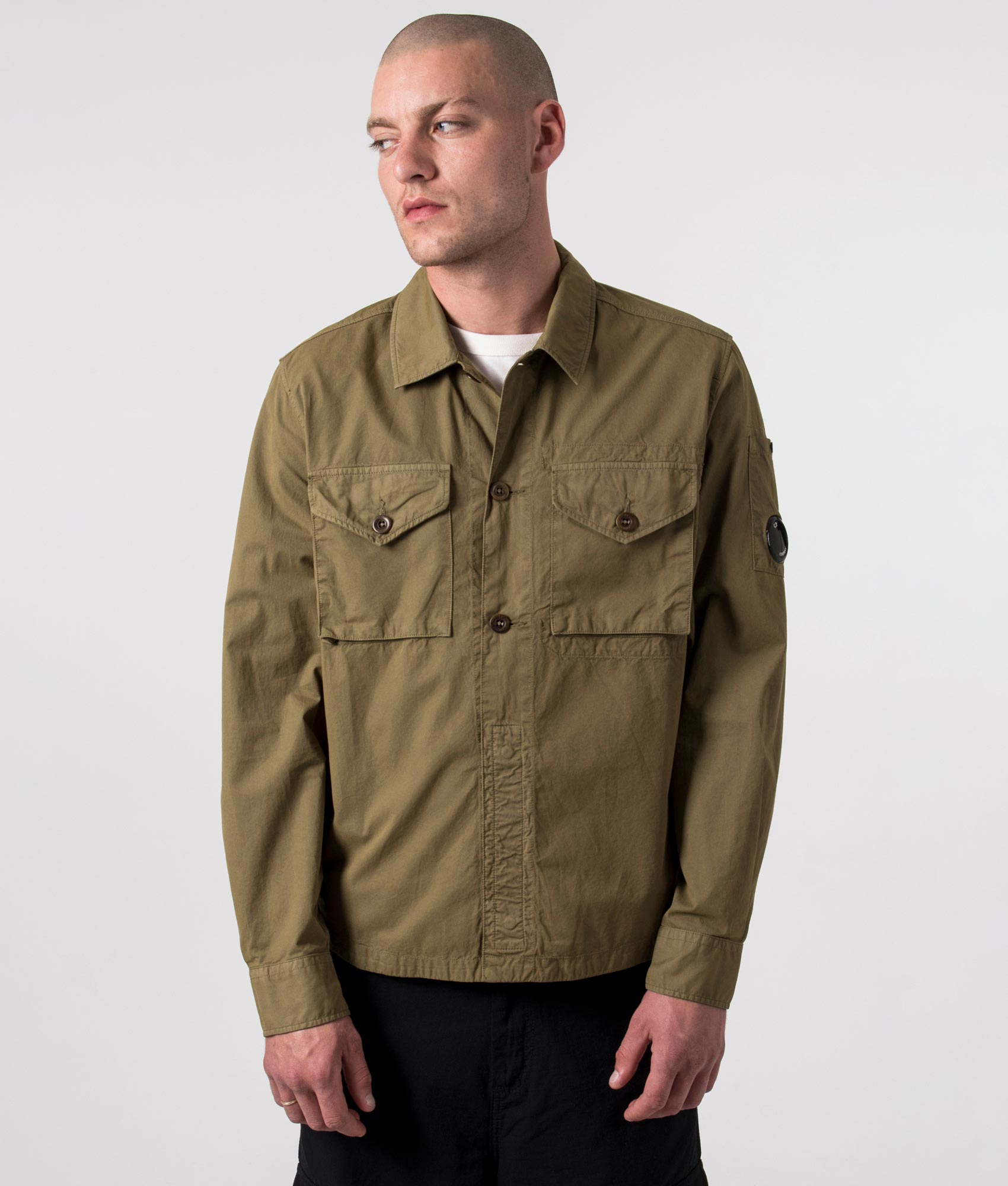 Gabardine-Buttoned-Pockets-Shirt-Butternut-C.P.Company-EQVVS