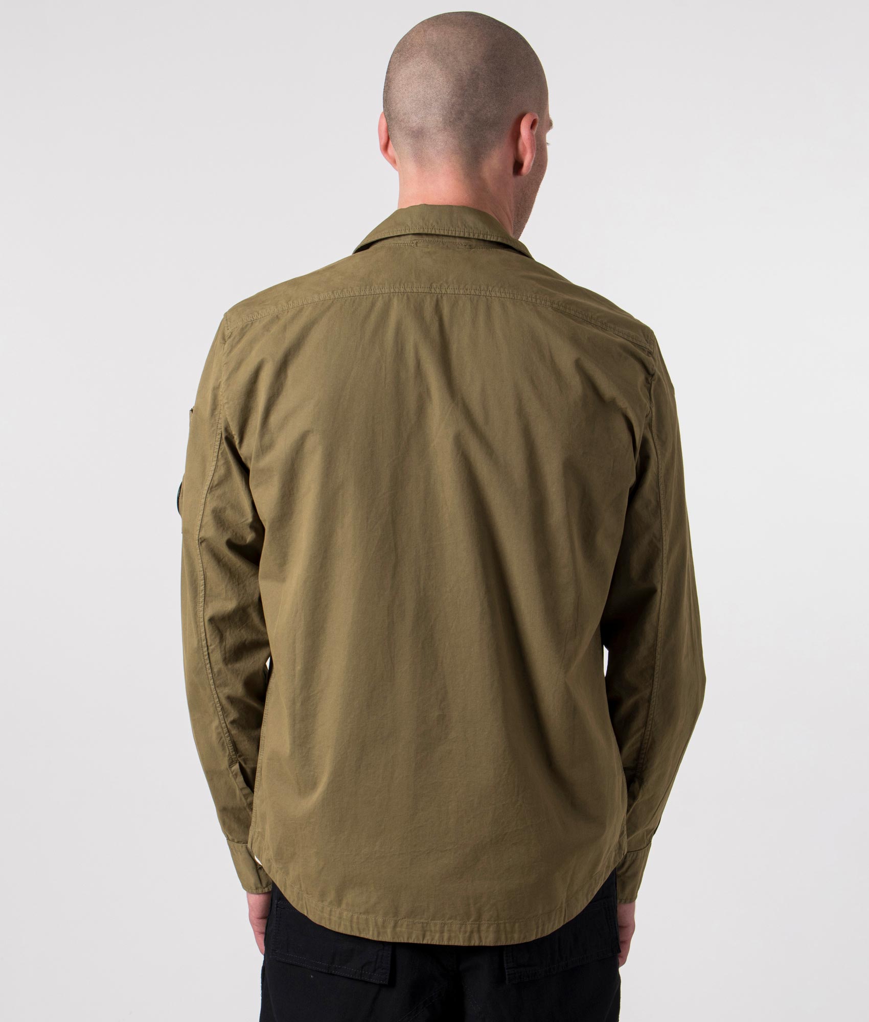 Gabardine-Buttoned-Pockets-Shirt-Butternut-C.P.Company-EQVVS