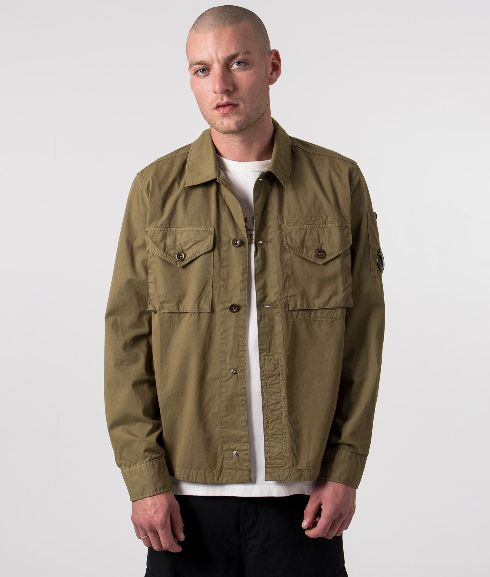 Gabardine-Buttoned-Pockets-Shirt-Butternut-C.P.Company-EQVVS