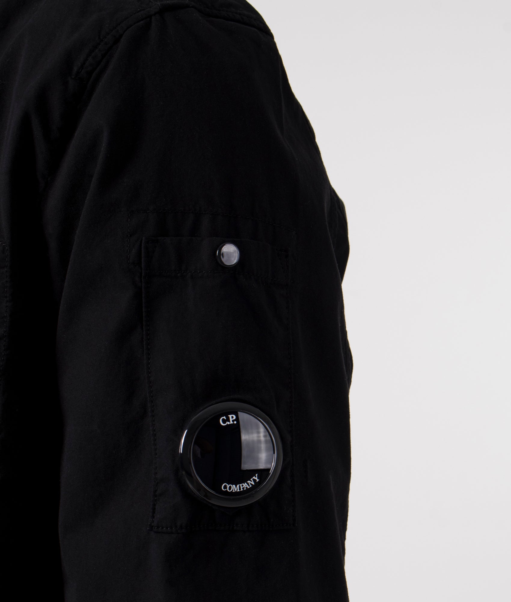Gabardine-Buttoned-Pockets-Shirt-Black-C.P.-Company-EQVVS