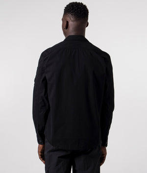 Gabardine-Buttoned-Pockets-Shirt-Black-C.P.-Company-EQVVS
