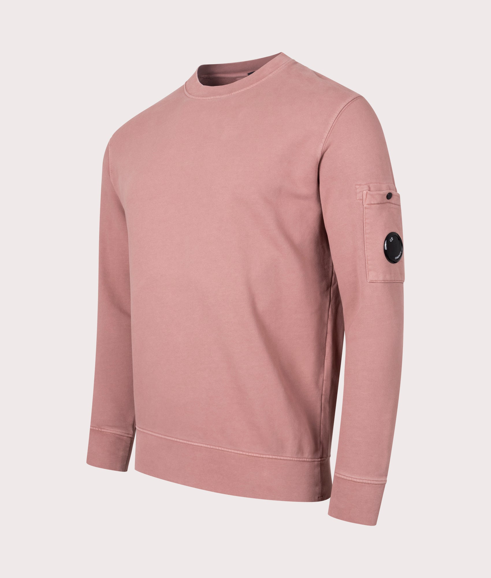Brushed-&-Emerized-Diagonal-Fleece-Lens-Sweatshirt-Cedar-Wood-C.P.-Company-EQVVS