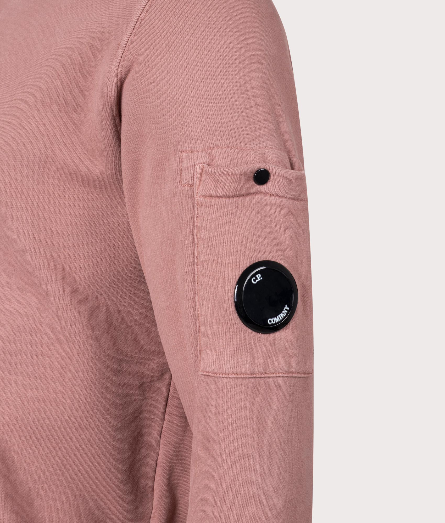 Brushed-&-Emerized-Diagonal-Fleece-Lens-Sweatshirt-Cedar-Wood-C.P.-Company-EQVVS