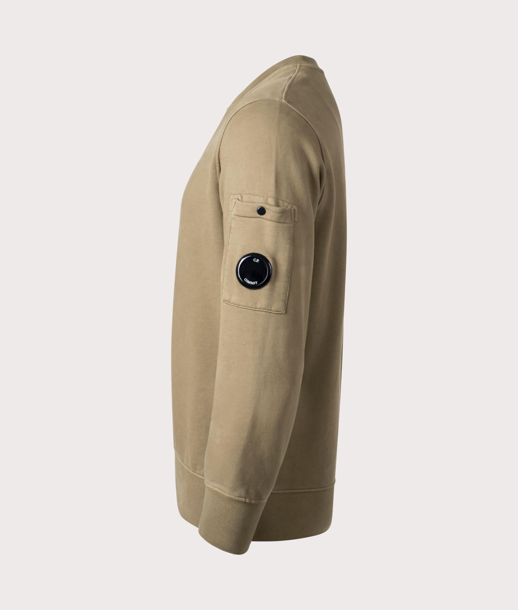 Brushed-&-Emerized-Diagonal-Fleece-Lens-Sweatshirt-Butternut-C.P.-Company-EQVVS