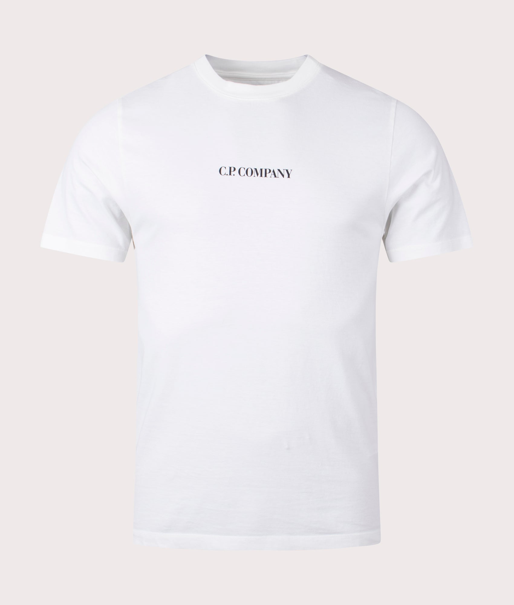 30/1 Jersey Blurry Logo T-Shirt White | C.P. Company | EQVVS