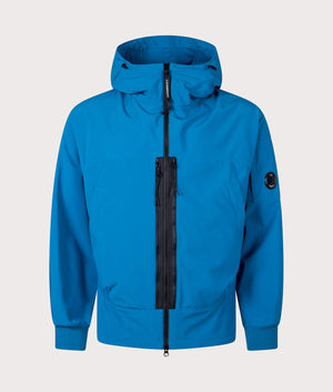 CP Company Shell-R Hooded Jacket in Ink Blue Front Shot EQVVS