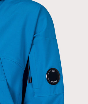 CP Company Shell-R Hooded Jacket in Ink Blue Detail Shot EQVVS
