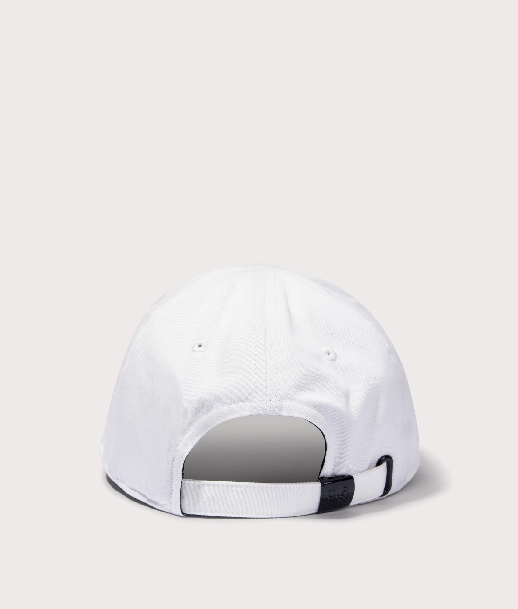 CP Company Gabardine Logo Cap in Gauze White Back Shot EQVVS