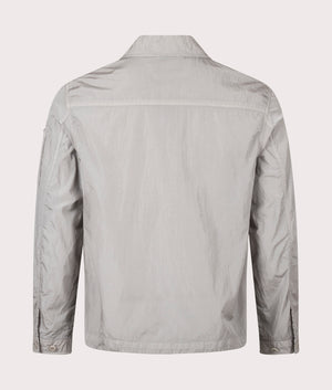 CP Company Chrome R Pocket Overshirt Grey EQVVS. Back shot.