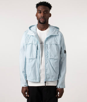 Chrome-R Hooded Jacket in Starlight Blue CP Company EQVVS Mnswear